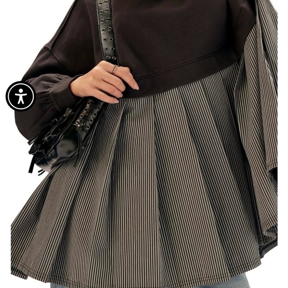 Free People Eleanor Sweatshirt Dress NWT - Picture 5 of 5